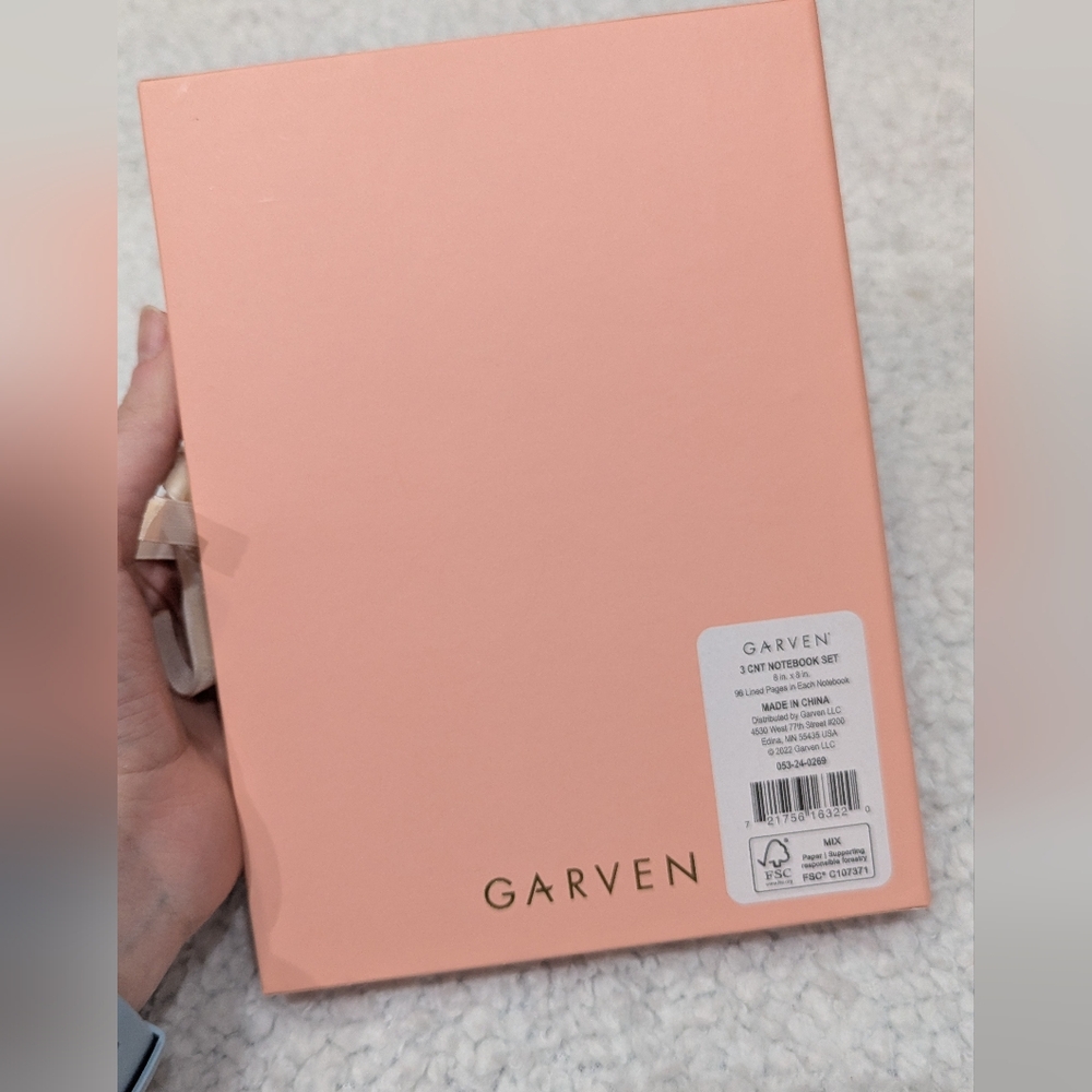 Pink Box Set Of 3 Notebooks - Picture 2 of 5